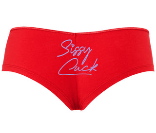 Sissy Cuck - Red Boyshort