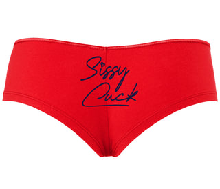 Sissy Cuck - Red Boyshort