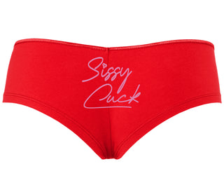 Sissy Cuck - Red Boyshort