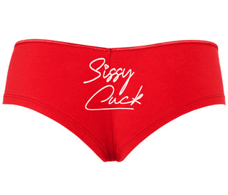 Sissy Cuck - Red Boyshort