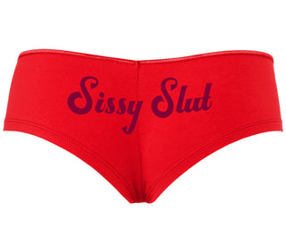 Sissy Slut - Red Boyshort