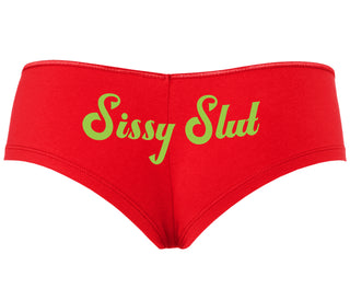 Sissy Slut - Red Boyshort