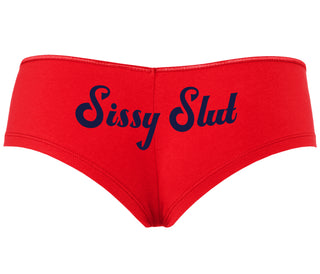Sissy Slut - Red Boyshort