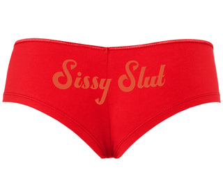 Sissy Slut - Red Boyshort