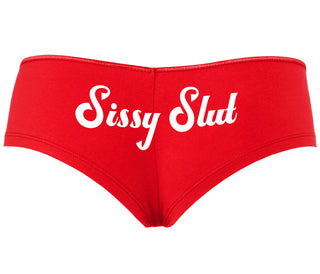 Sissy Slut - Red Boyshort