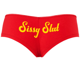Sissy Slut - Red Boyshort
