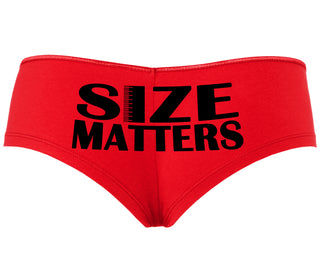 Size Matters - Red Boyshort
