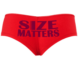 Size Matters - Red Boyshort