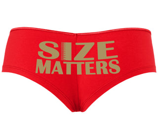 Size Matters - Red Boyshort