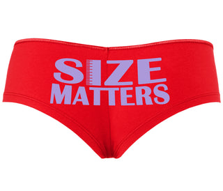 Size Matters - Red Boyshort