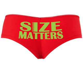 Size Matters - Red Boyshort