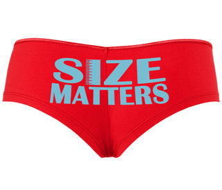 Size Matters - Red Boyshort