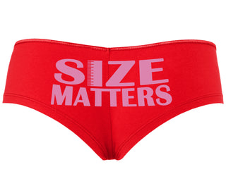 Size Matters - Red Boyshort