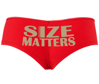 Size Matters - Red Boyshort