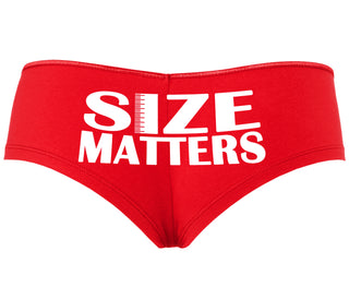 Size Matters - Red Boyshort