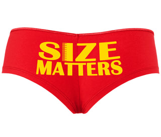 Size Matters - Red Boyshort