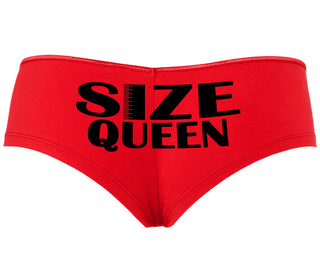 Size Queen - Red Boyshort