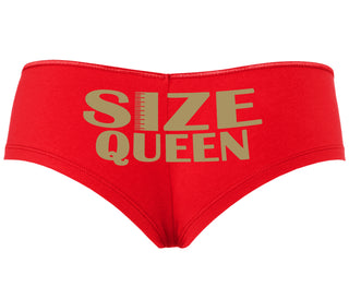 Size Queen - Red Boyshort