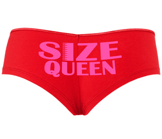 Size Queen - Red Boyshort