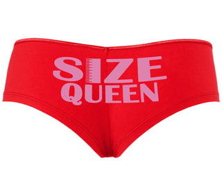 Size Queen - Red Boyshort
