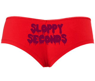 Sloppy Seconds - Red Boyshort