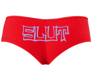 Slut - Red Boyshort