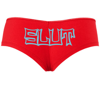 Slut - Red Boyshort
