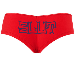 Slut - Red Boyshort