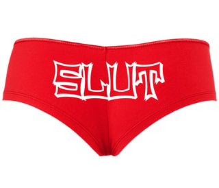 Slut - Red Boyshort