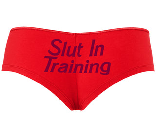 Slut In Training - Red Boyshort