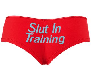 Slut In Training - Red Boyshort