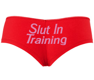 Slut In Training - Red Boyshort