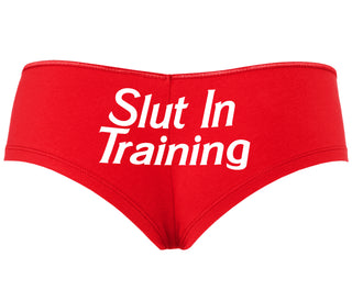 Slut In Training - Red Boyshort