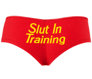 Slut In Training - Red Boyshort