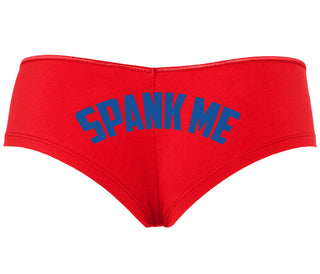 Spank Me - Bold Design - Red Boyshort