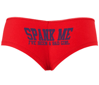 Spank Me I've Been A Bad Girl - Red Boyshort
