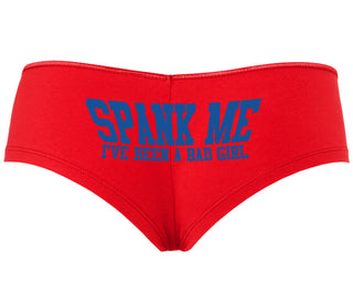 Spank Me I've Been A Bad Girl - Red Boyshort
