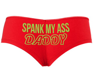 Spank My Ass Daddy - Red Boyshort