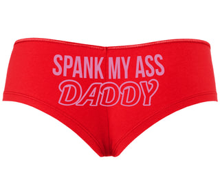 Spank My Ass Daddy - Red Boyshort