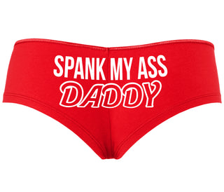 Spank My Ass Daddy - Red Boyshort