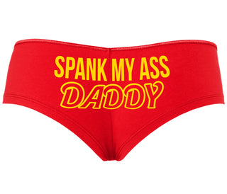 Spank My Ass Daddy - Red Boyshort