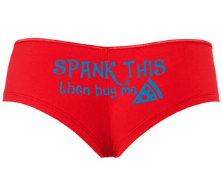 Spank This Ass And Buy Me Pizza - Red Boyshort