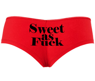 Sweet As Fuck - Red Boyshort