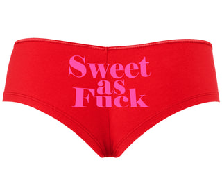 Sweet As Fuck - Red Boyshort