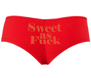 Sweet As Fuck - Red Boyshort