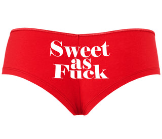 Sweet As Fuck - Red Boyshort