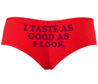 I Taste As Good As I Look - Red Boyshort