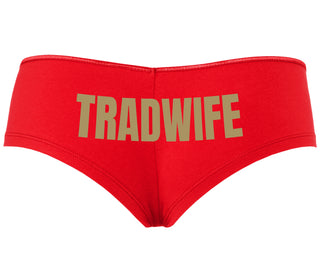 TradWife  - Red Boyshort