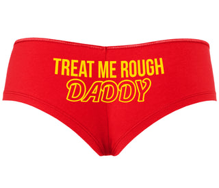 Treat Me Rough Daddy - Red Boyshort