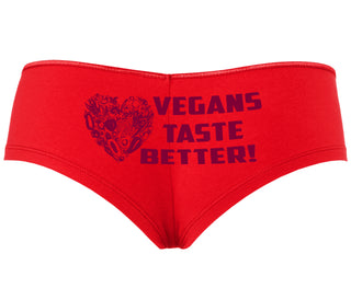 Vegans Tastes Better - Red Boyshort
